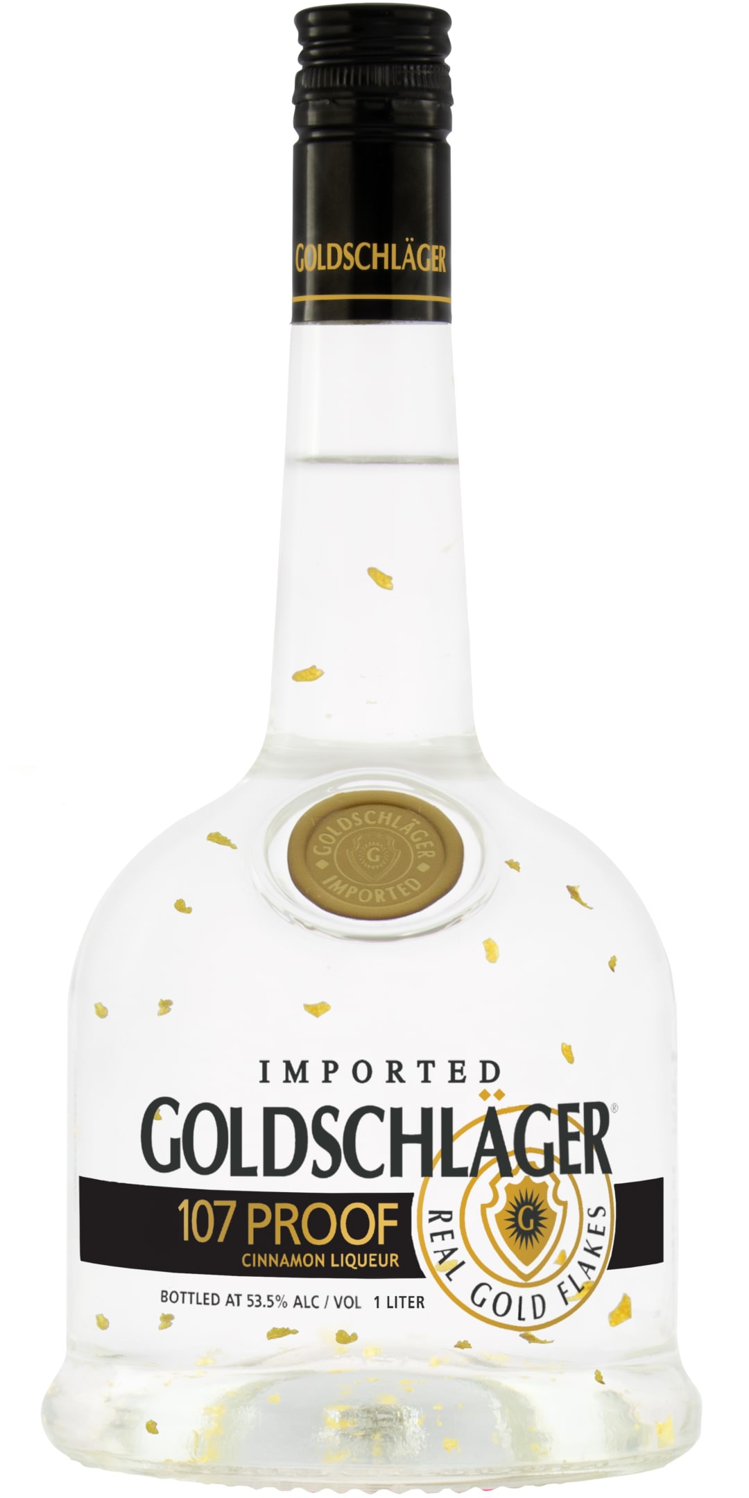 Goldschlager Black Gold Cinnamon Liqueur 1l 107 proof