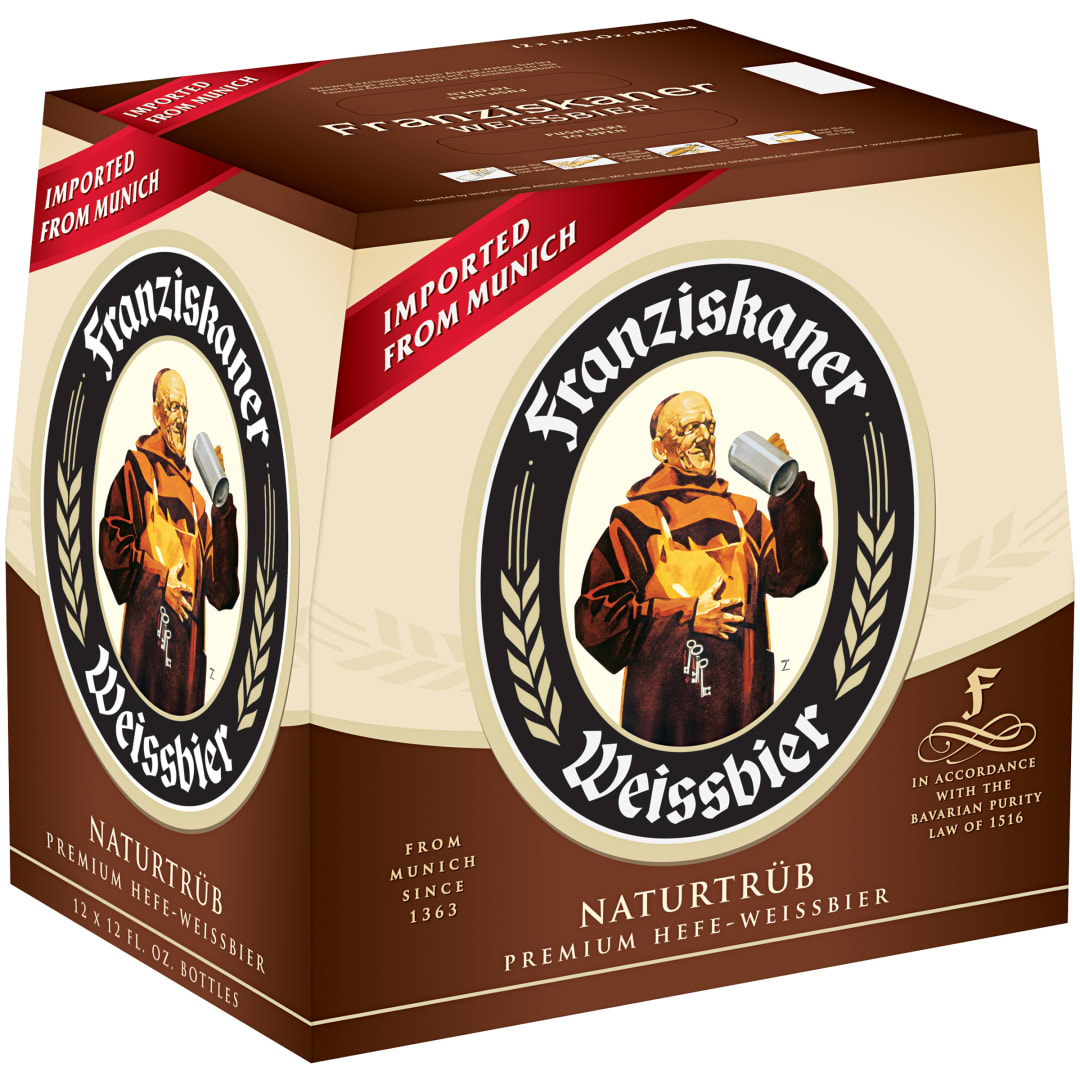 Franziskaner Hefeweizen, 12 Pack 12 fl. oz. Bottles