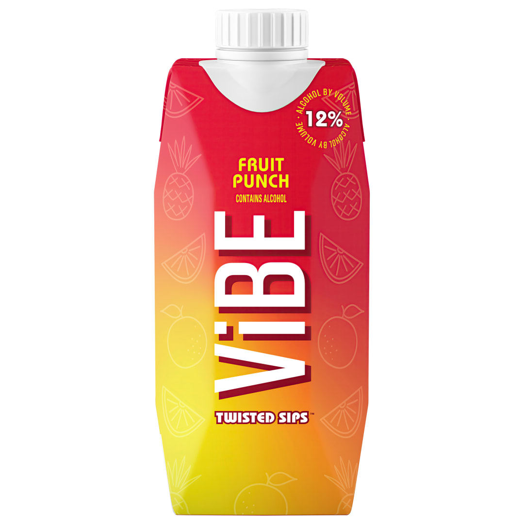 ViBE Twisted Sips Fruit Punch Tetra 500ml