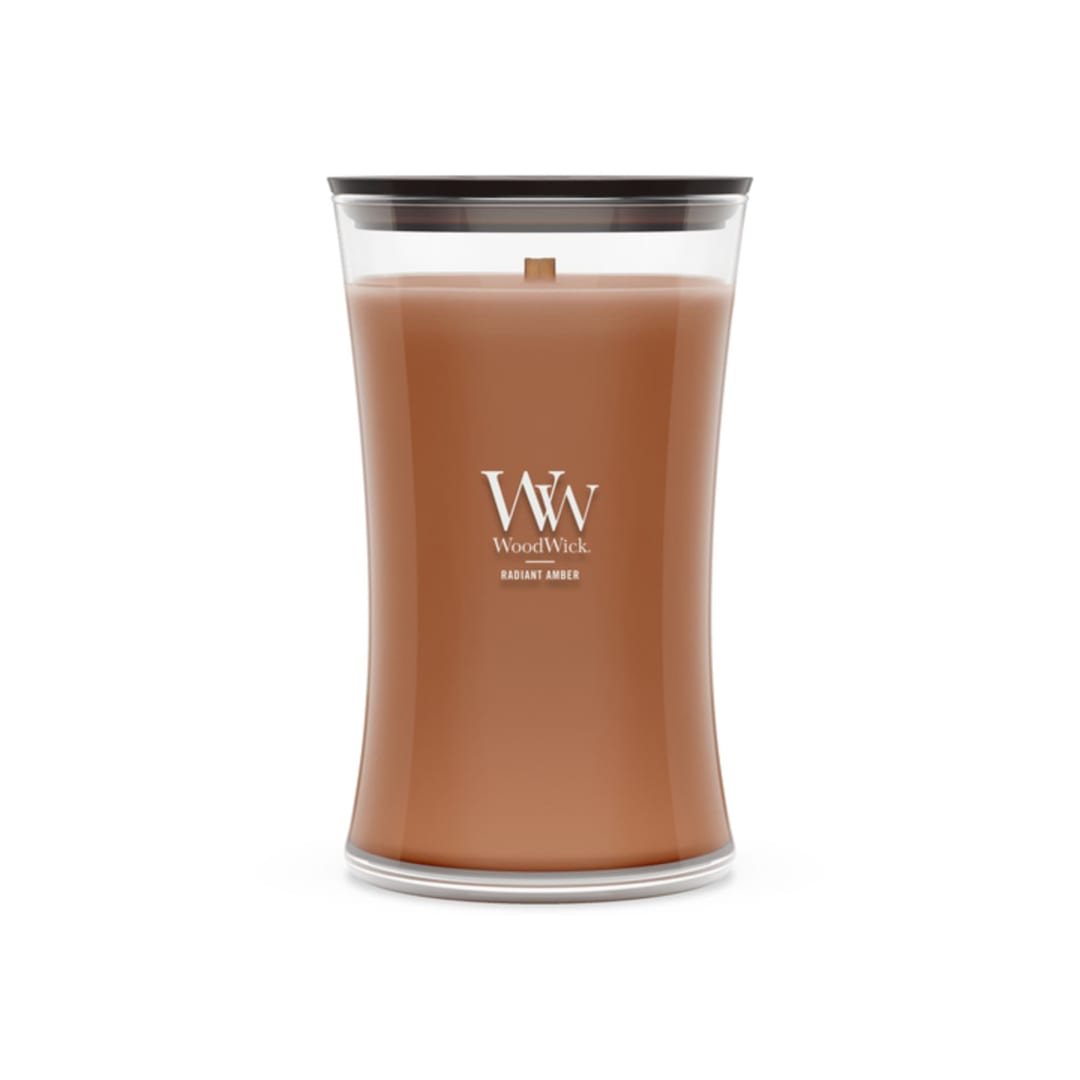 WoodWick Radiant Amber Large Hourglass Scented Candle
