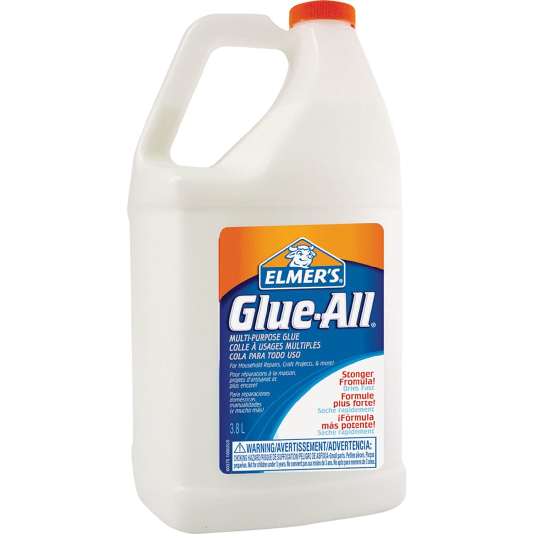 Elmer's Glue-All Multi-Purpose Glue, Strong Formula for Household Repairs and Craft Projects, 3.8 L