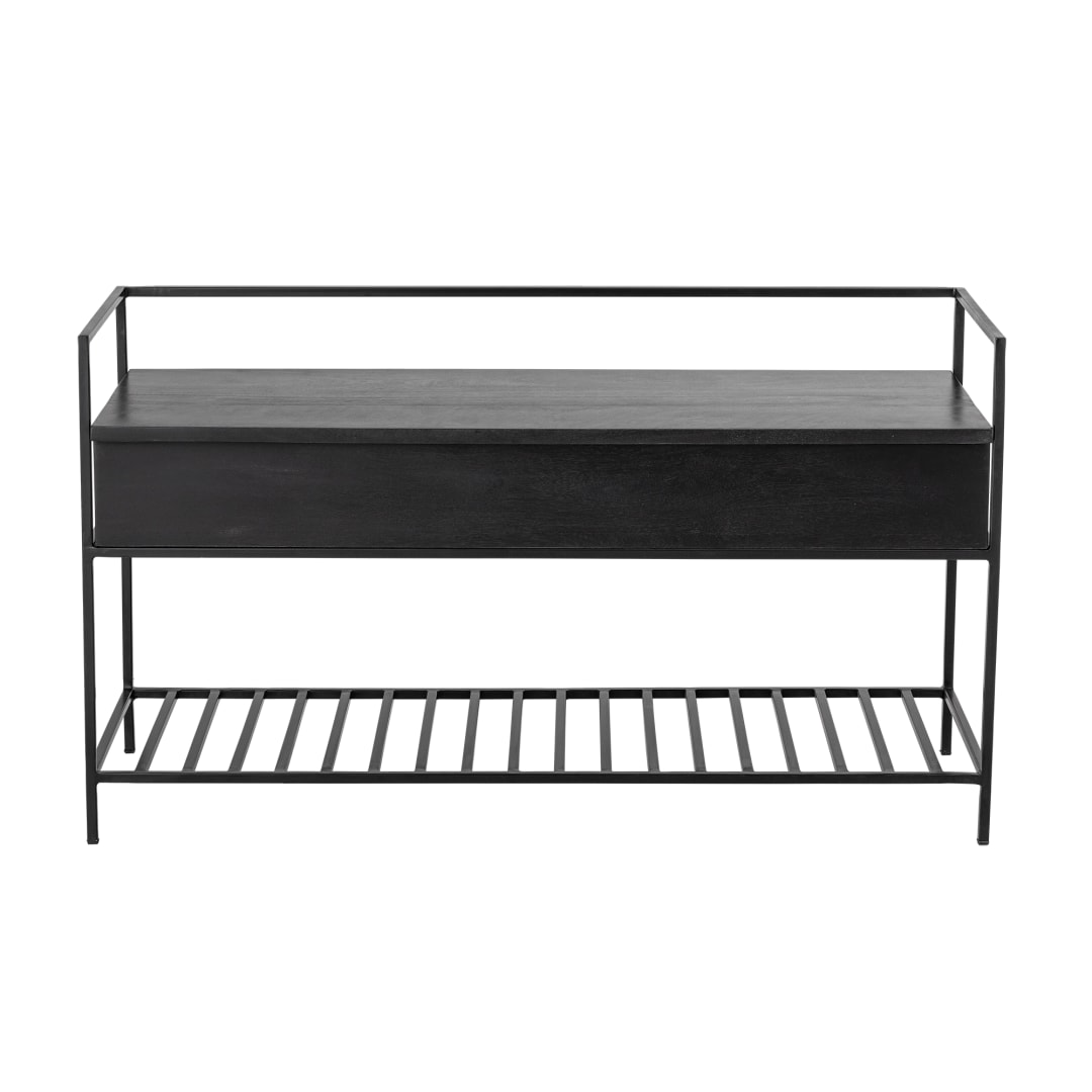 82064986 - Abelone Bench, Black, FSC®100%, Mango STOCK: 36