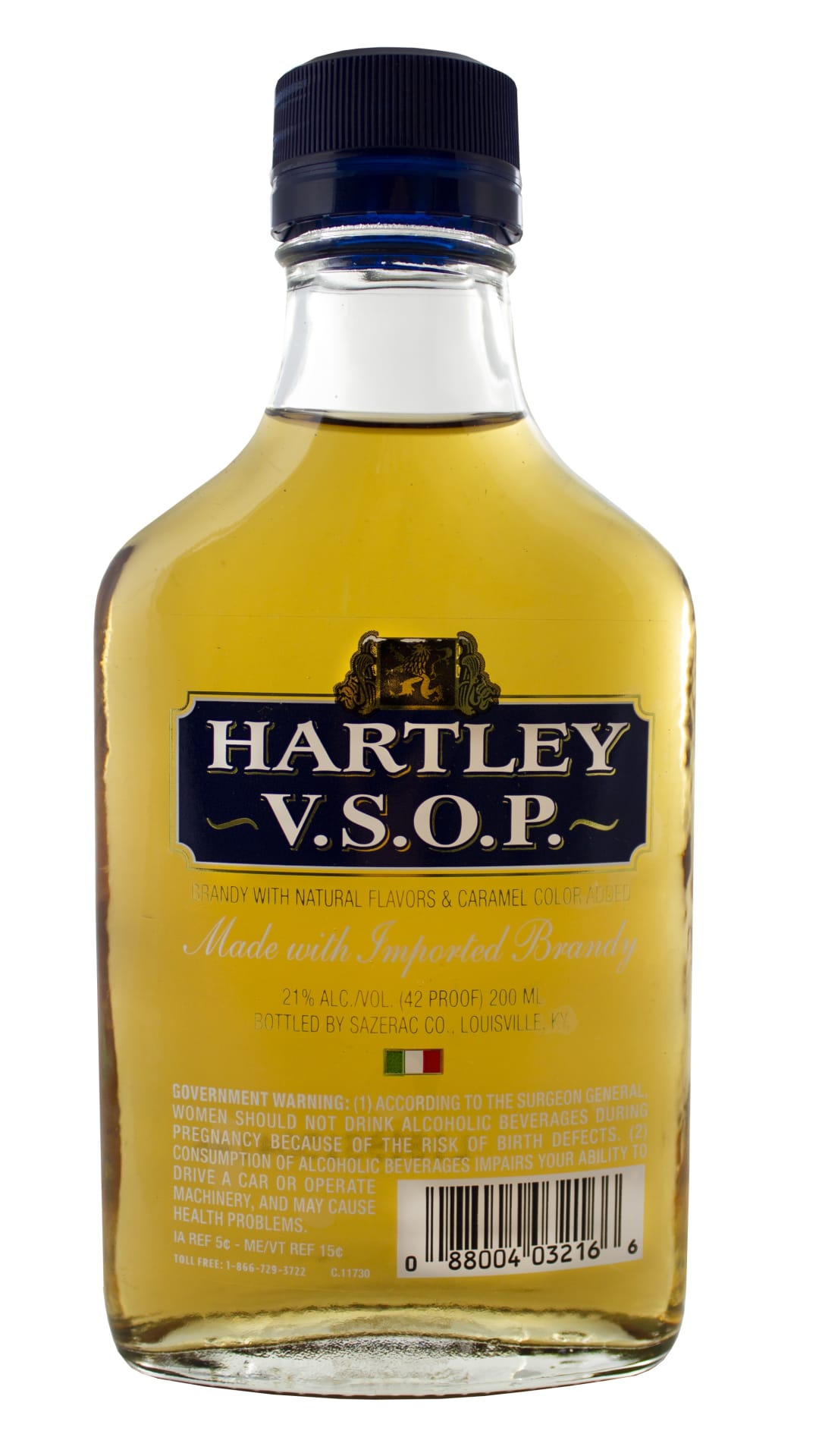 Hartley VSOP Brandy 200ml 42 Proof