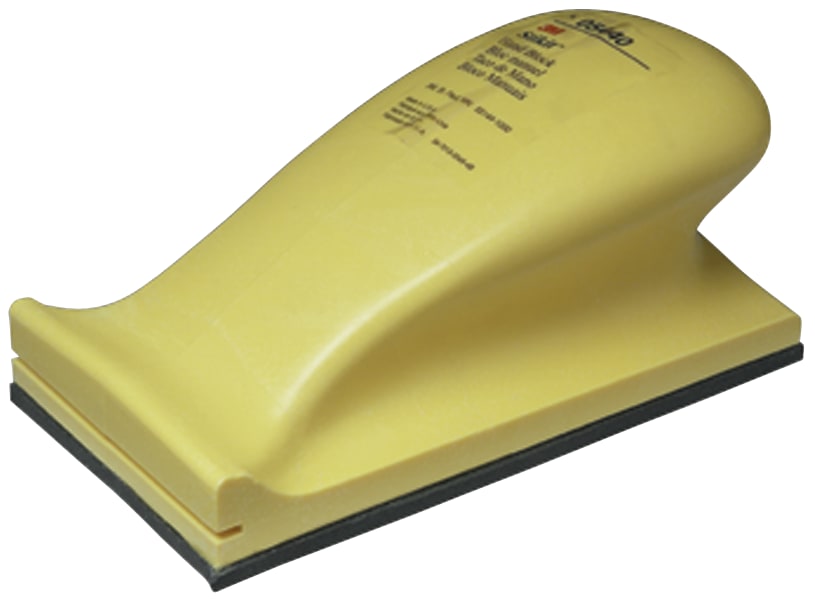 3M™ Stikit™ Hand Block, 70mm x 127mm, Yellow