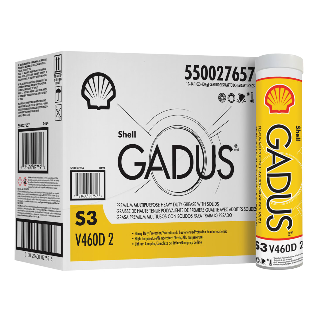 Shell Gadus S3 V460D 2 Multipurpose Grease, 14.1 Ounce (10 Pack)