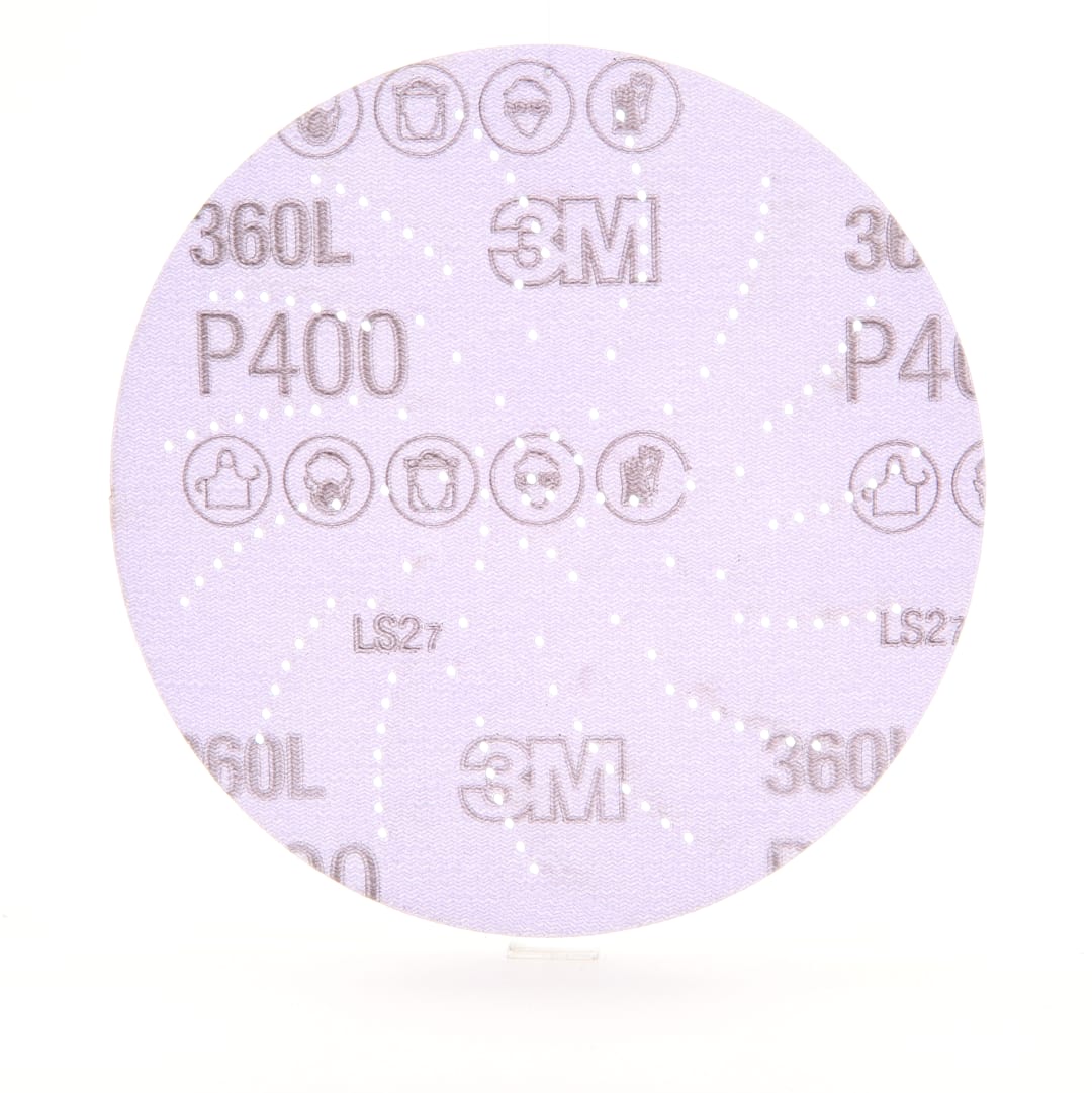 3M™ Hookit™ Clean Sanding Disc 360L, 01708, 5 in P400