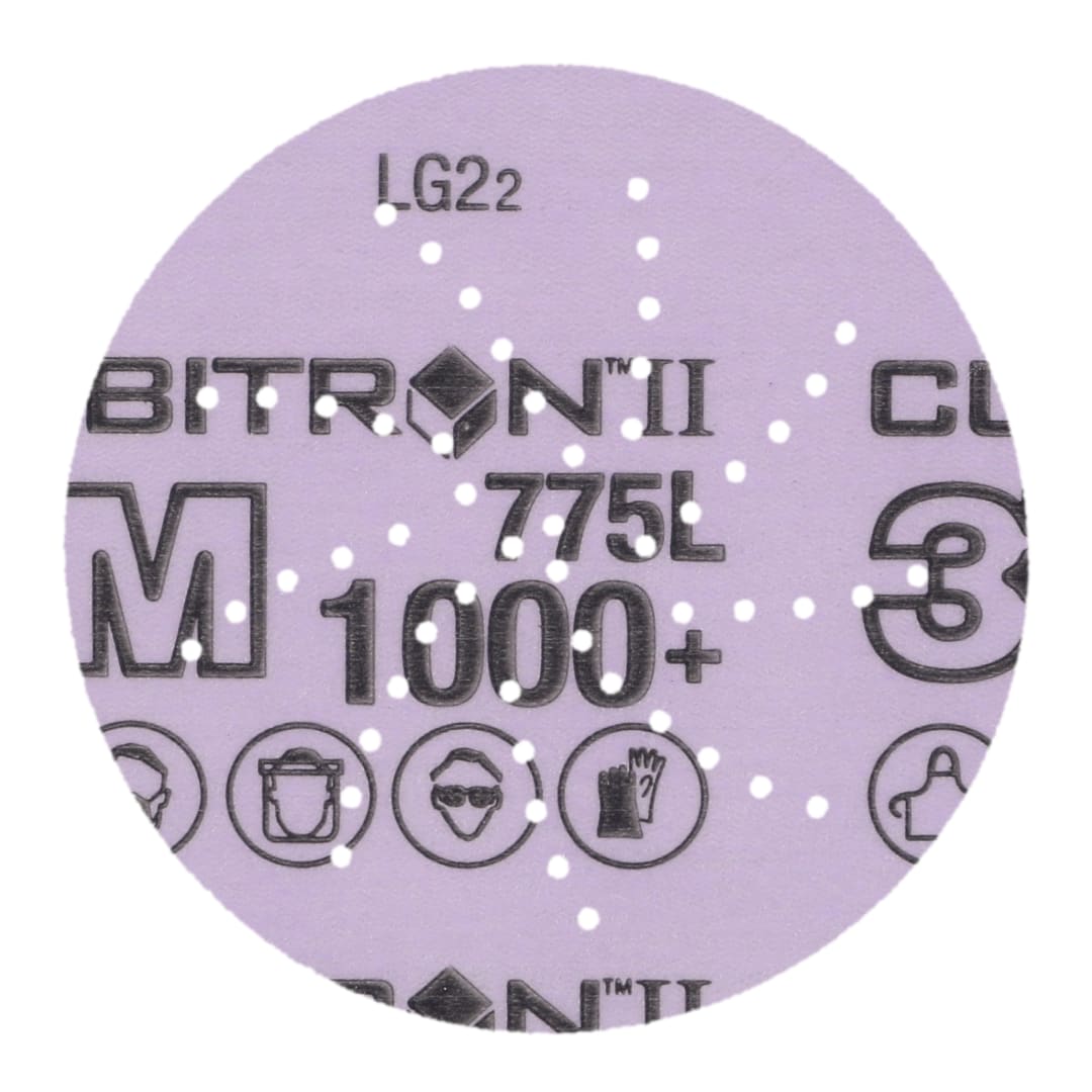 3M Xtract™ Cubitron™ II Film Diski 775L, 1000+ 3MIL, 76.2 mm x NH, Die 300DS, 50/Carton, 250 ea/Case