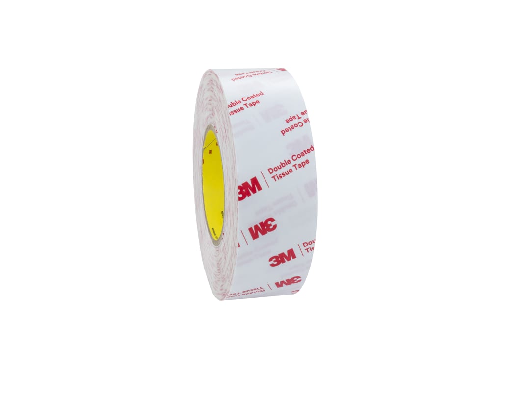 3M™ Doppelseitiges Klebeband mit Papiervlies-Träger 56412, Transparent, 50 mm x 50 m