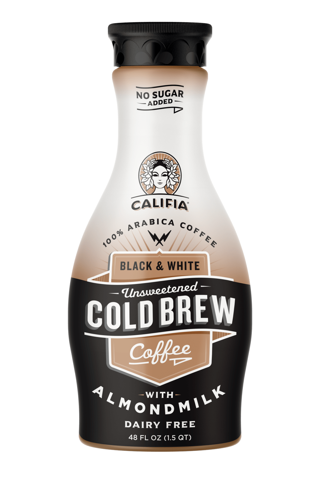 Cold Brew Coffee - Black & White with Almondmilk