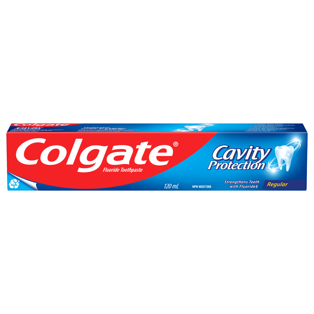 Dentifrice au fluorure Colgate Protection contre la carie Populaire, 120 mL