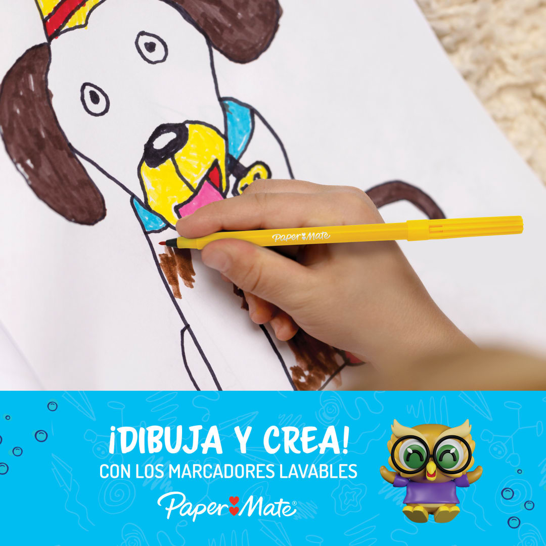 Paper Mate® Marcadores Unipunta Paper Mate / Punta Fina / 12 piezas. G1883319