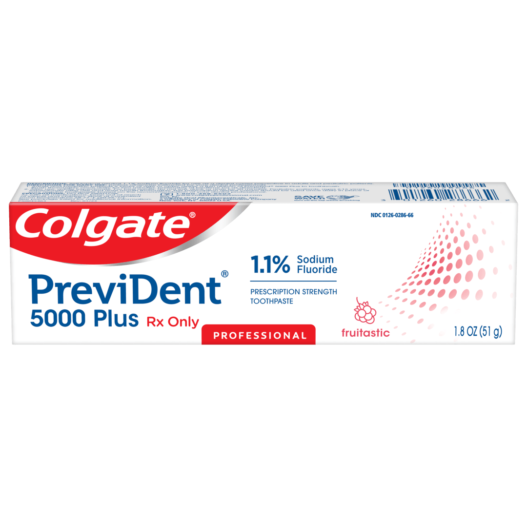 Colgate® PreviDent® 5 Plus 1.1% Sodium Fluoride, Fruitastic, 1.8 oz (Rx Only)