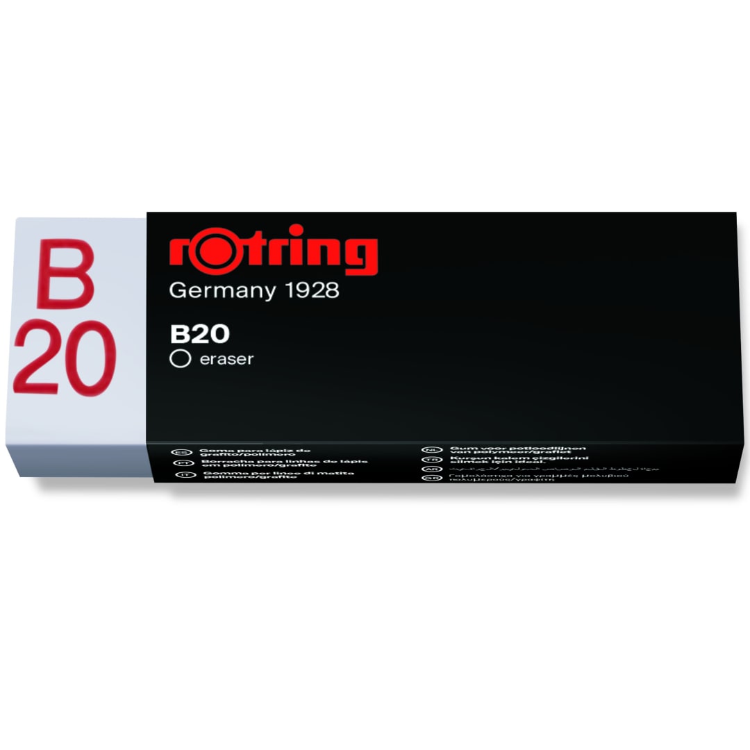 rOtring Rapid B20 Gomas de borrar | 20 unidades