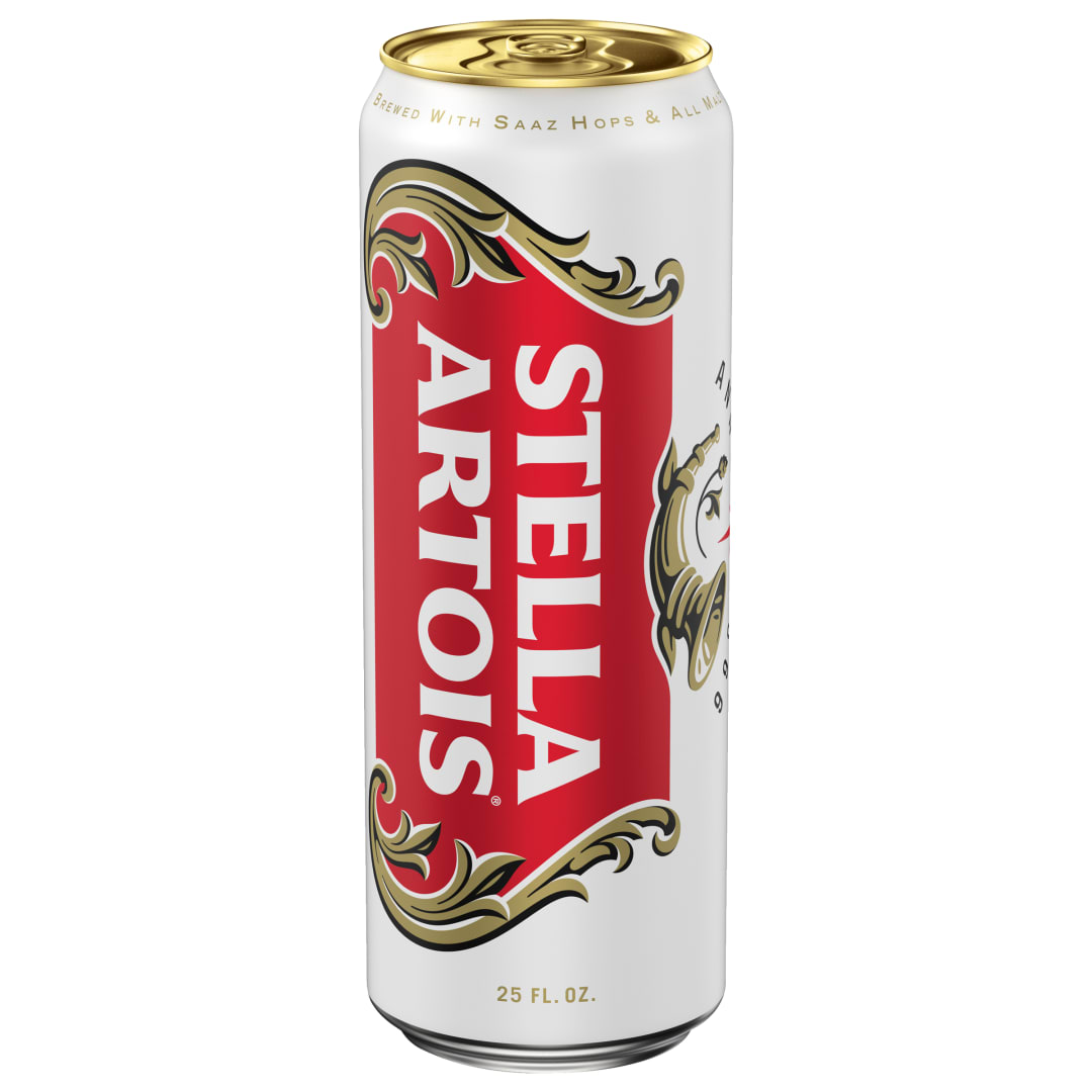 Stella Artois Lager Beer 25 fl oz Can