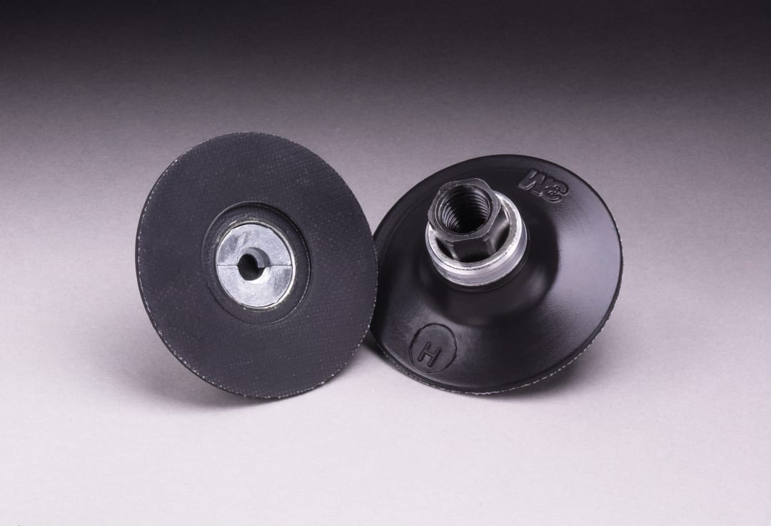 3M™ Roloc™ Kauçuk Yedekleme Pedi Siyah 75 mm x M14 - 2,0