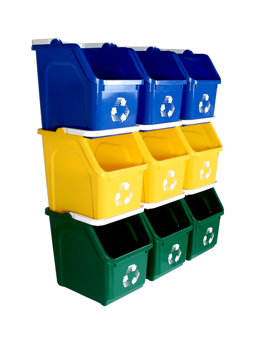 MULTI RECYCLER (9 Pack) - Triple - Kit - Mobius Loop - Full - Blue-Green-Yellow