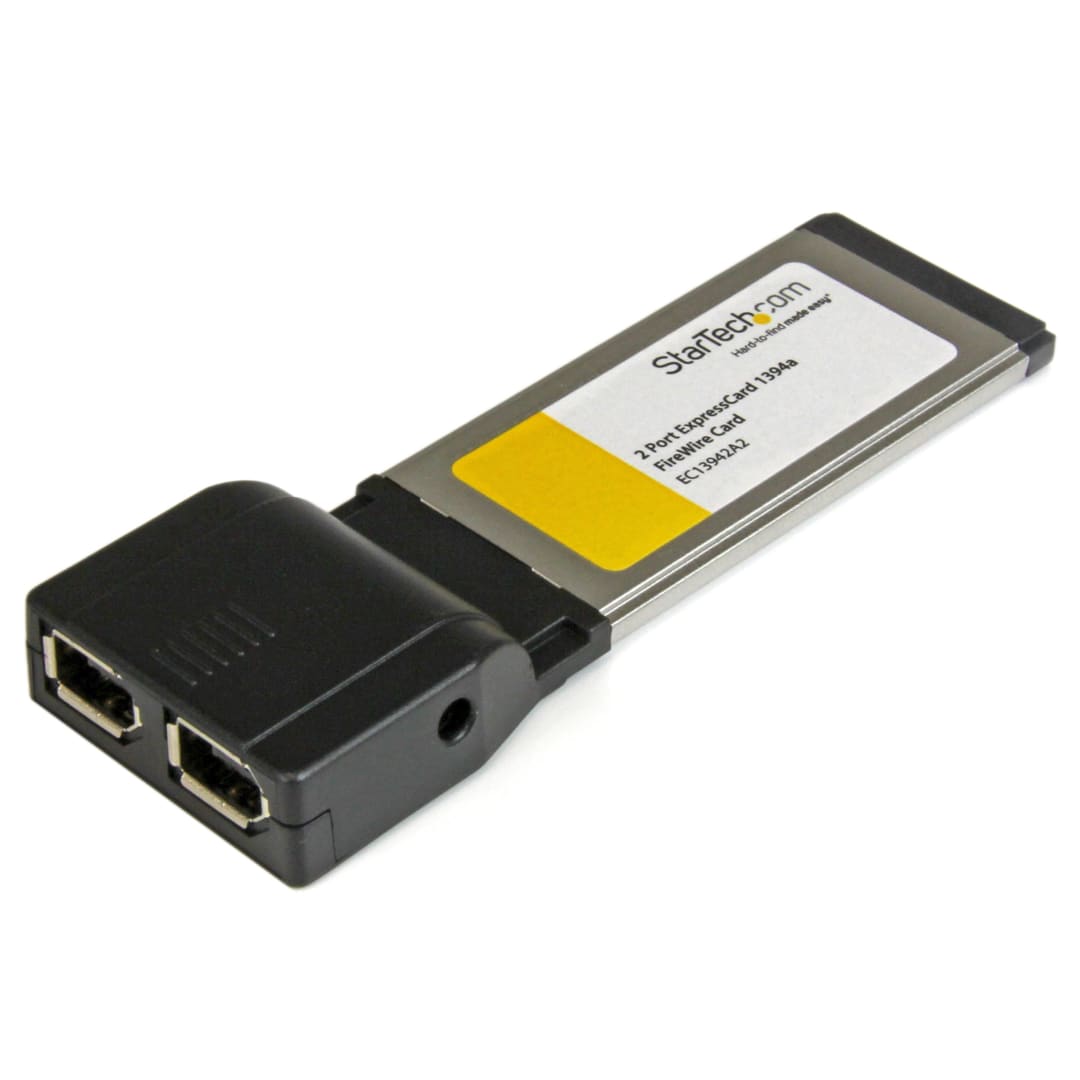 2 Port ExpressCard 1394a FireWire 400 Card