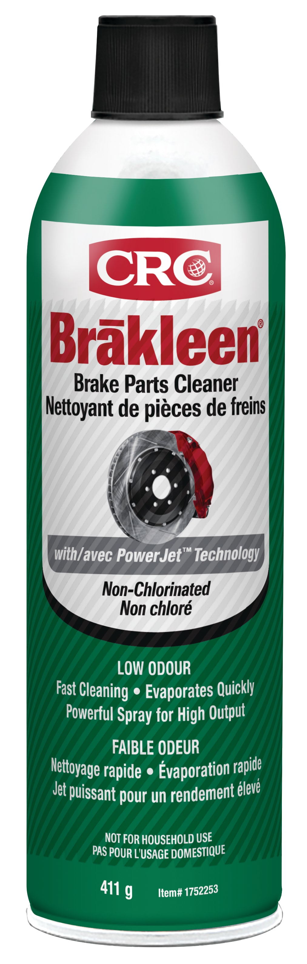 CRC Brakleen Brake Parts Cleaner Non-Chlor DS (F/E) 1X411G