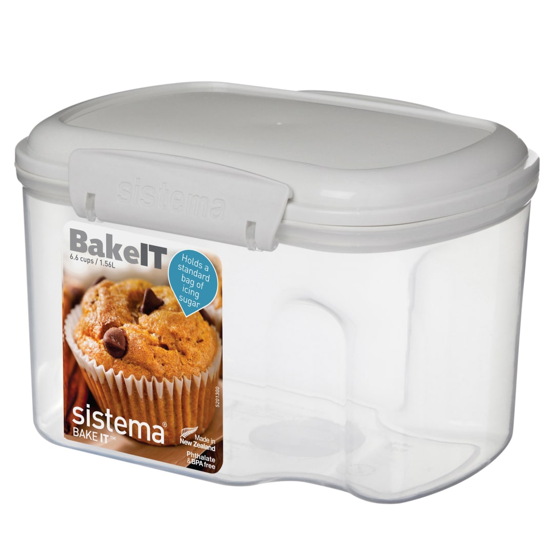 Sistema BAKE IT recipiente para guardar alimentos | 1,56 l | Sin BPA | Ideal para cerealesharinapasta y mucho más