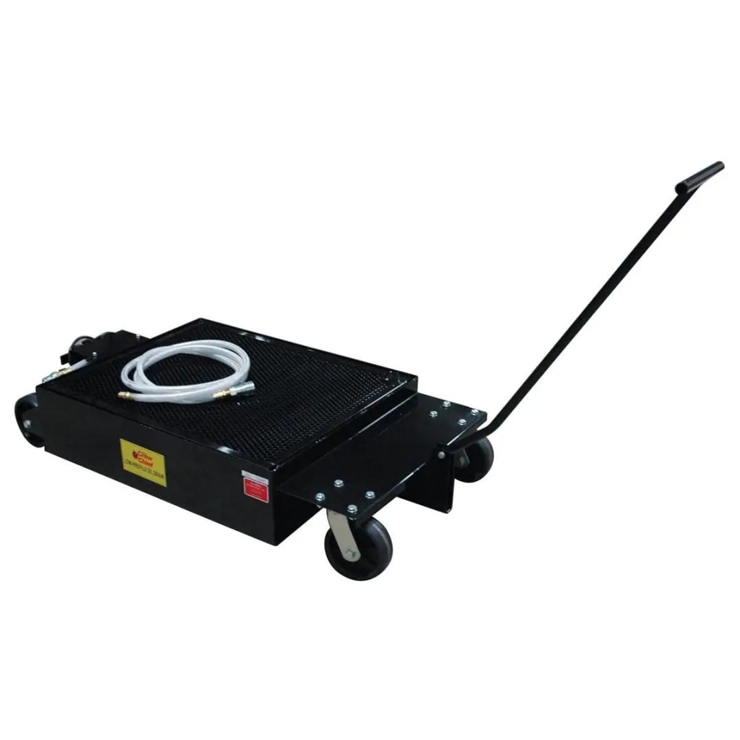 25 Gallon Low Profile Oil Drain with Electric Pump