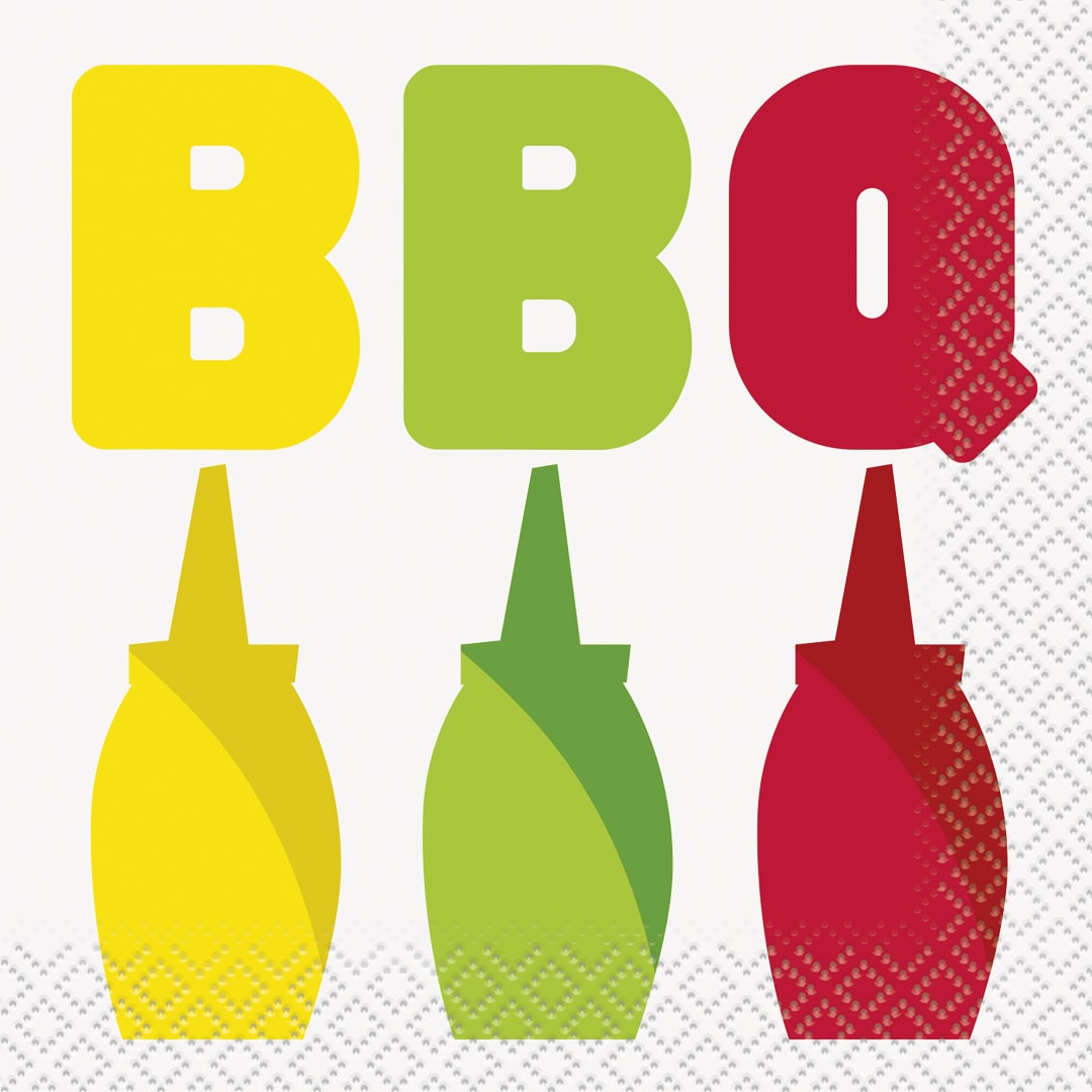 Classic BBQ Beverage Napkins, 16ct