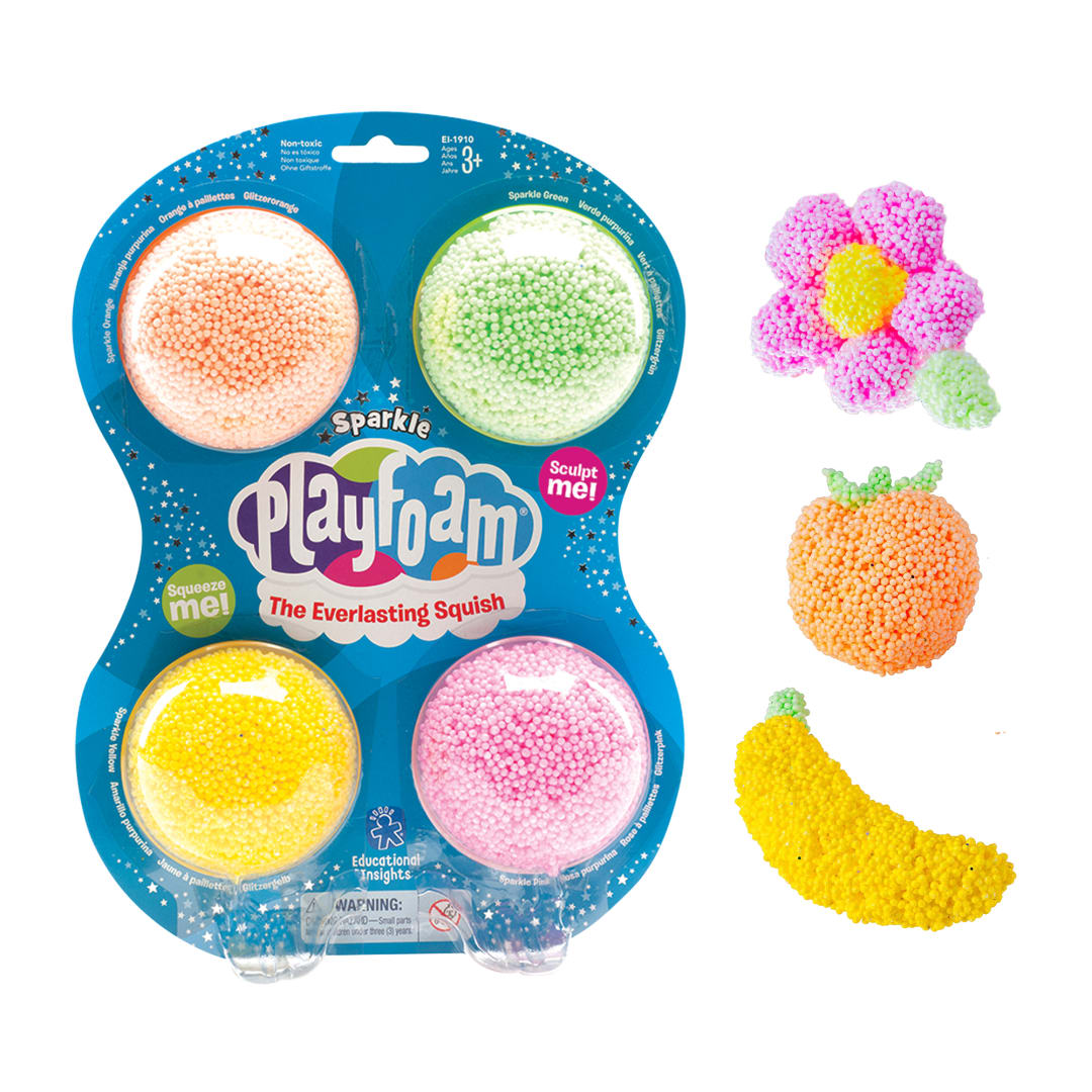 4 PACK SPARKLE PLAYFOAM