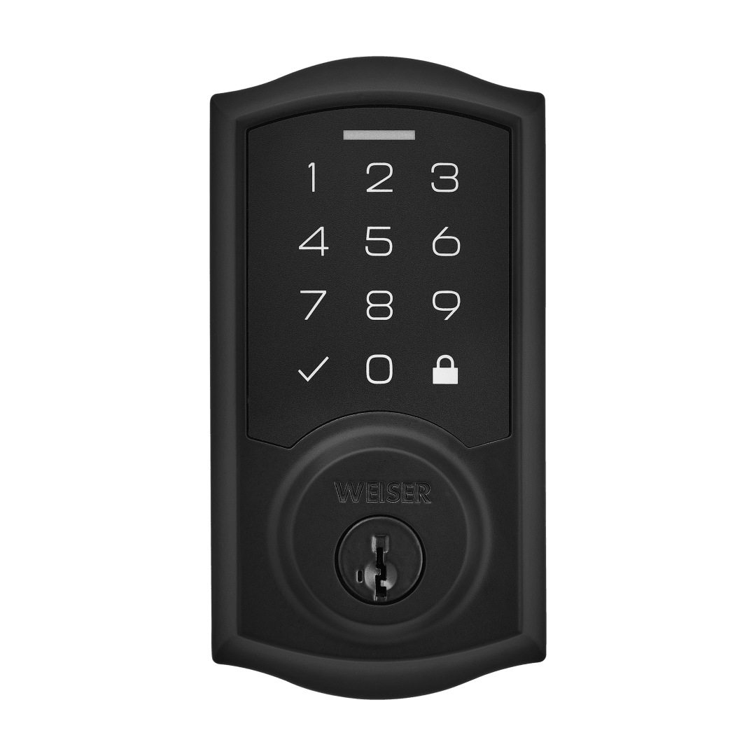 GED9270 SmartCode® Traditional Electronic Deadbolt featuring SmartKey Security™ in Matte Black