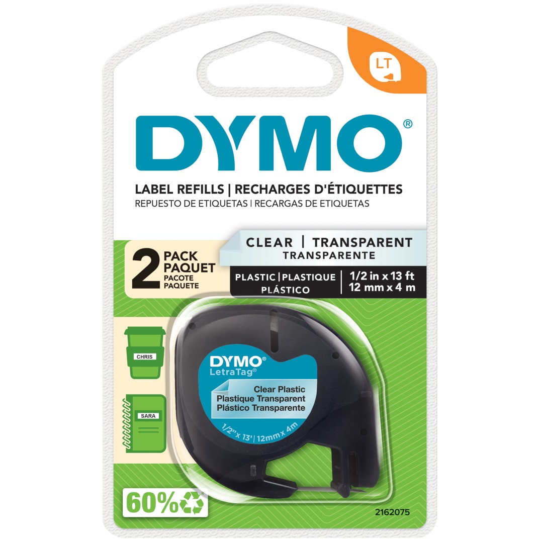 DY LT BLK/CLR PLA TAPE 2PK NA/LA/ANZ
