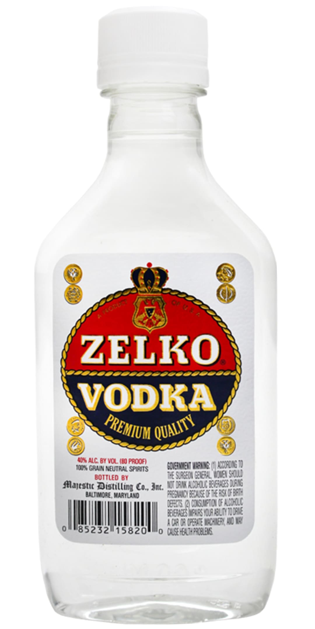 Zelko Premium Quality Vodka 200ml 80 Proof