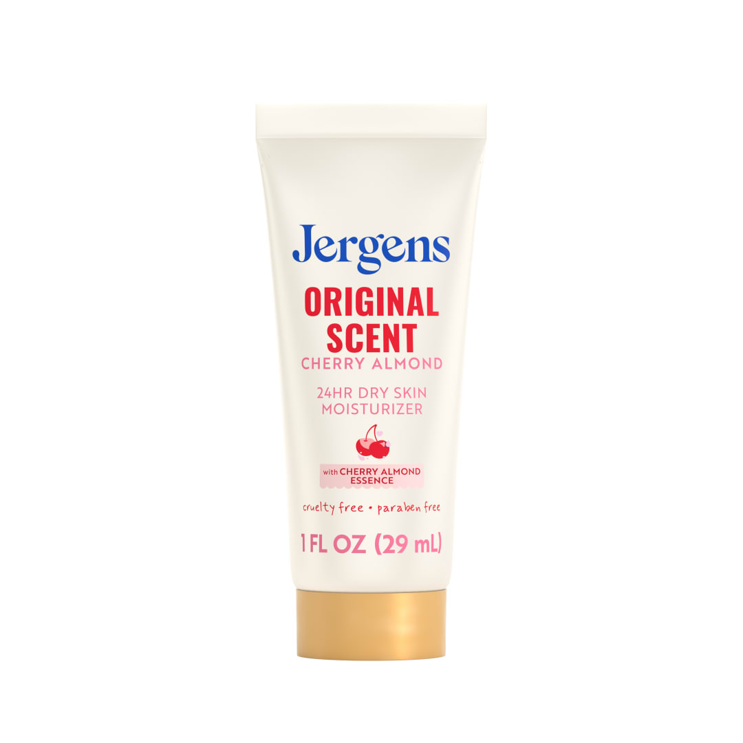 Jergens Original Scent Body Lotion, Moisturizer for Dry Skin, 1 fl oz, 24 pk
