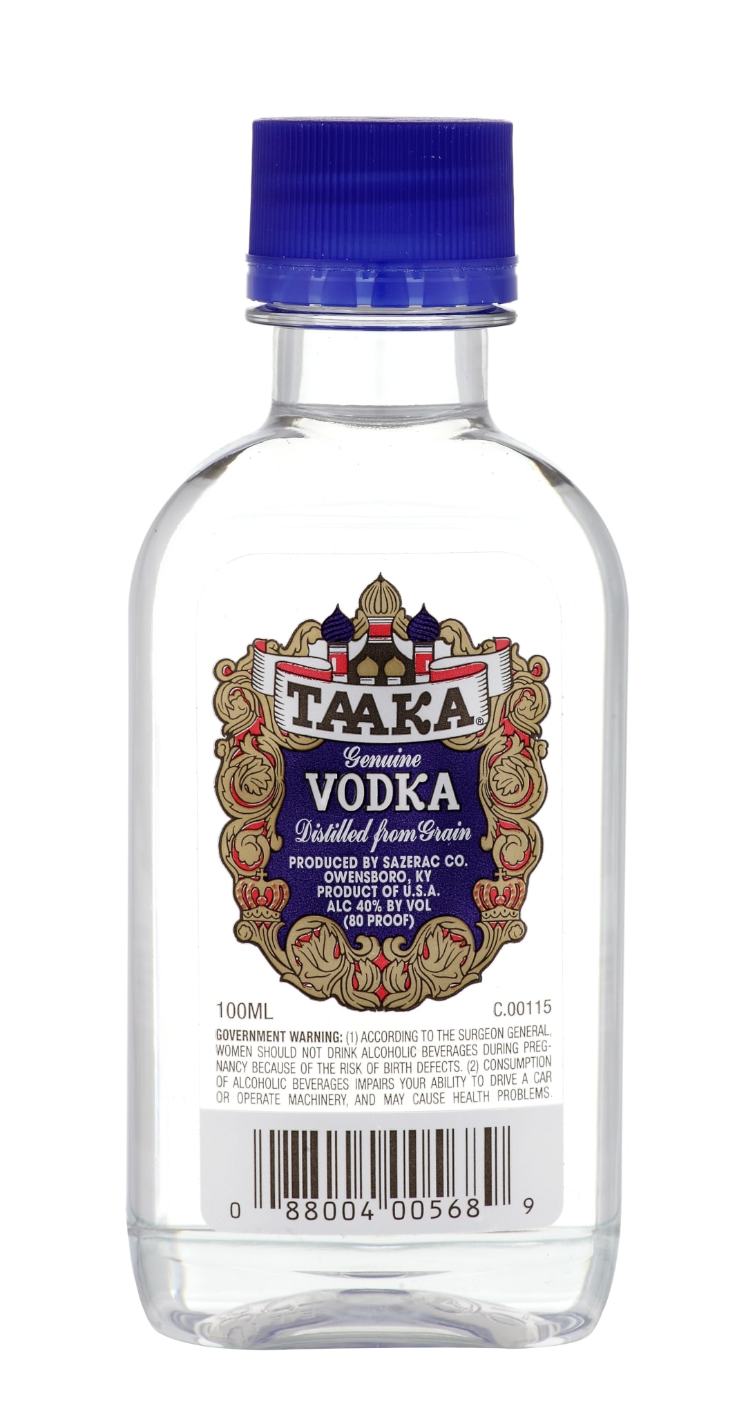 Taaka Vodka 6 Pack 100ml 80 Proof