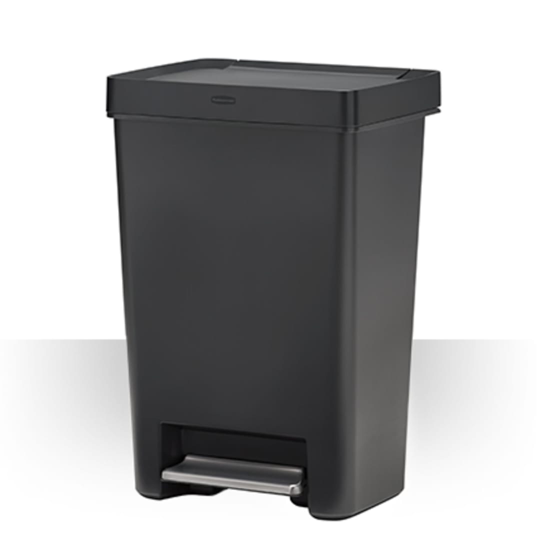 Rubbermaid® Premier® Series II 12.4G Step-On Trash Can with Lid Lock and Slow Close Lid