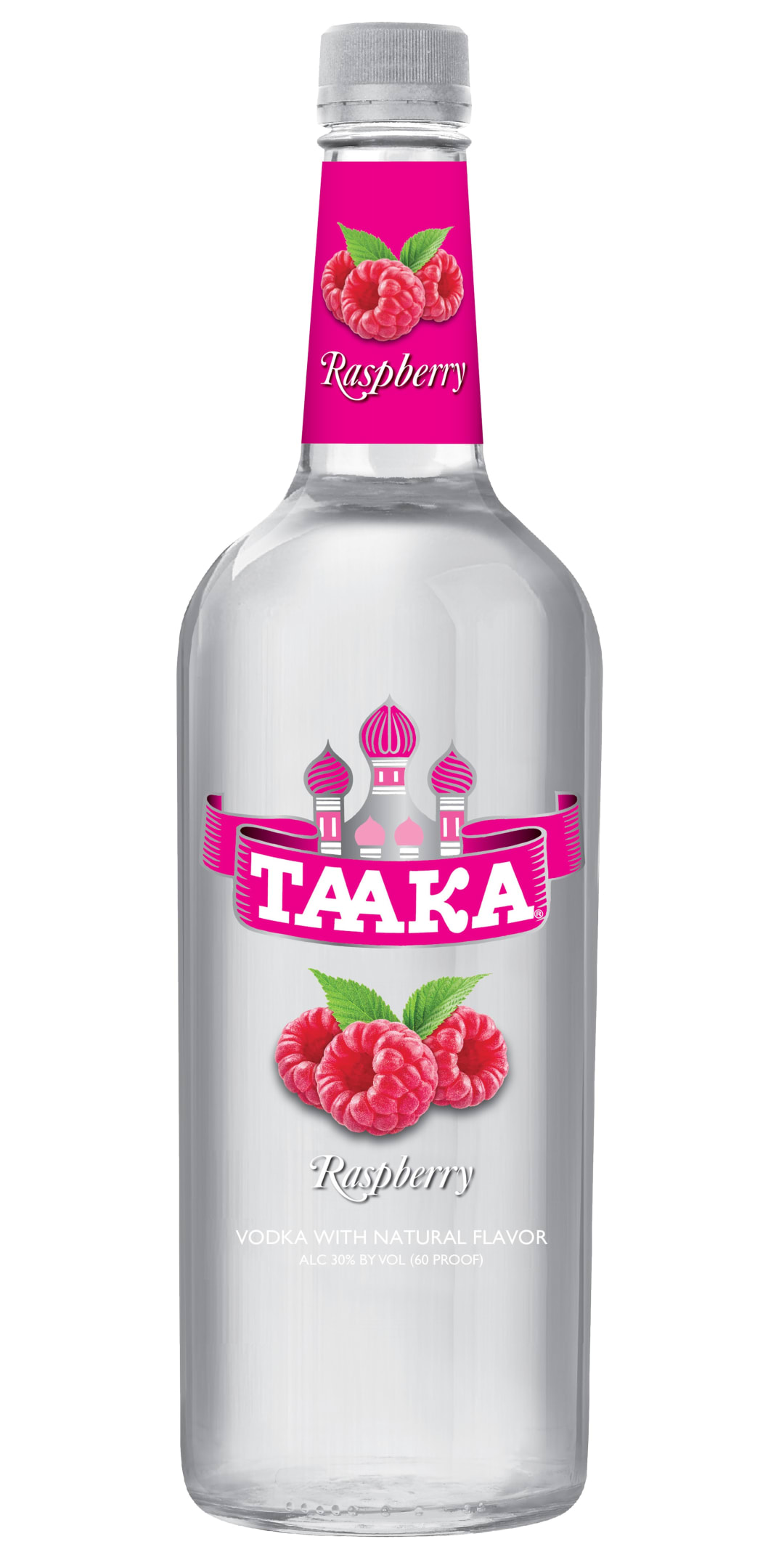 Taaka Raspberry Vodka 1l 60 Proof