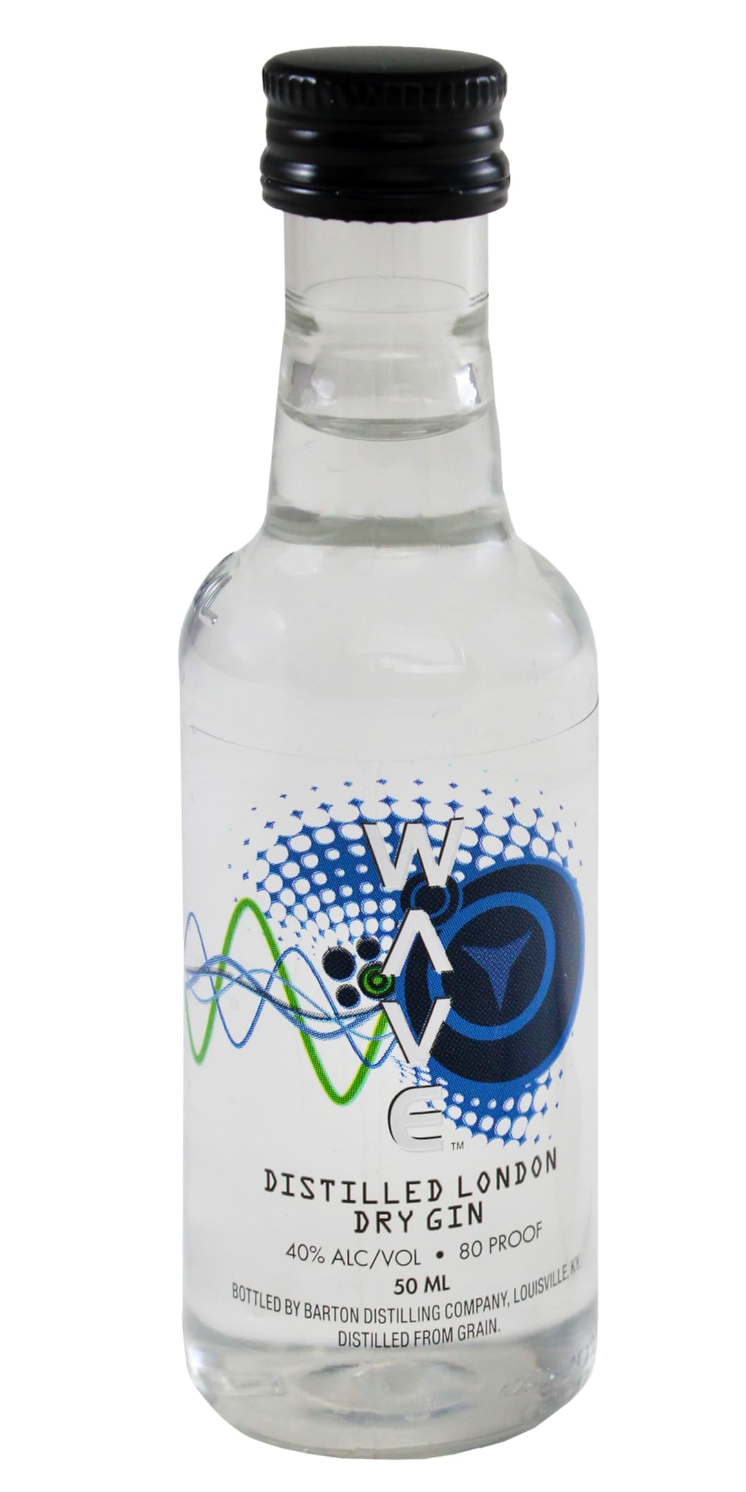 Wave Distilled London Dry Gin 50ml 80 Proof