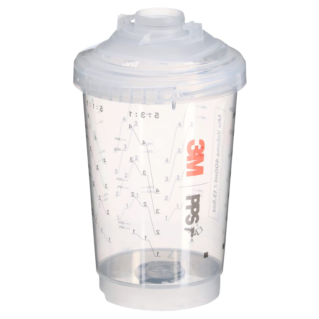 3M™ PPS™ Serie 2.0 Hartbecher Lackverarbeitungssystem Kit, Midi, 400 ml, 200 µm, 26262