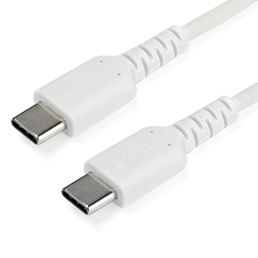 Rugged USB 2 0 C to C cable 2m White