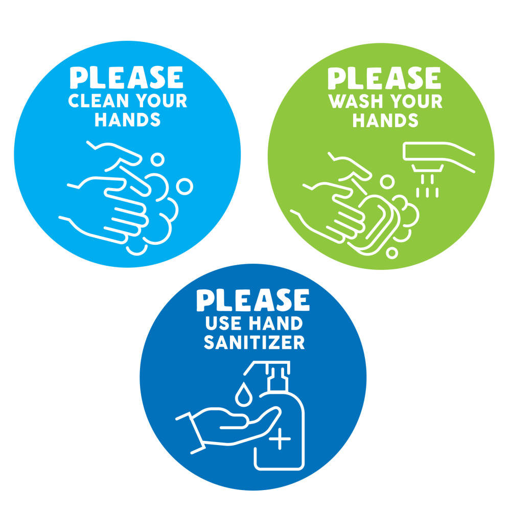 Handwashing Reminder Decals