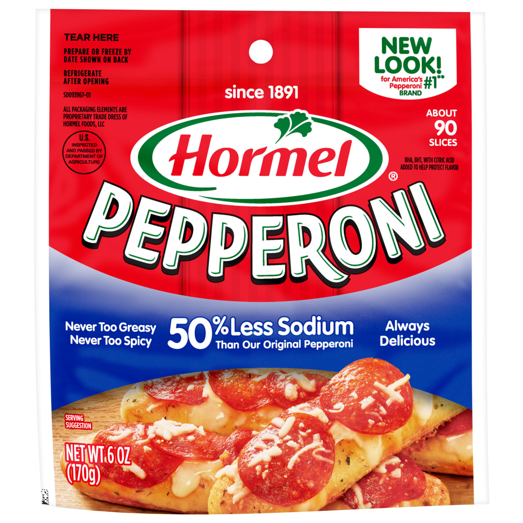 HORMEL Pepperoni 50% Less Sodium