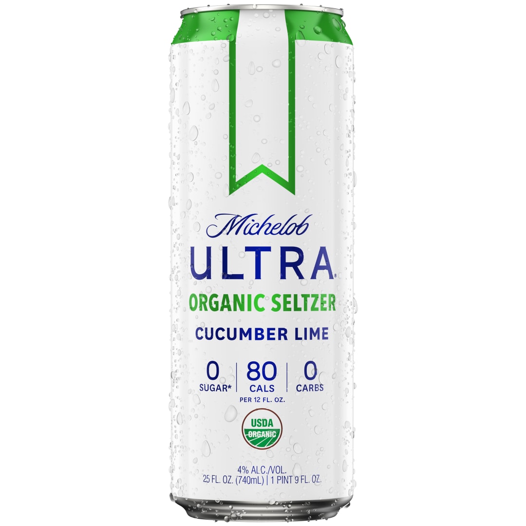 Michelob Ultra Cucumber Lime Organic Seltzer 25 fl oz Can