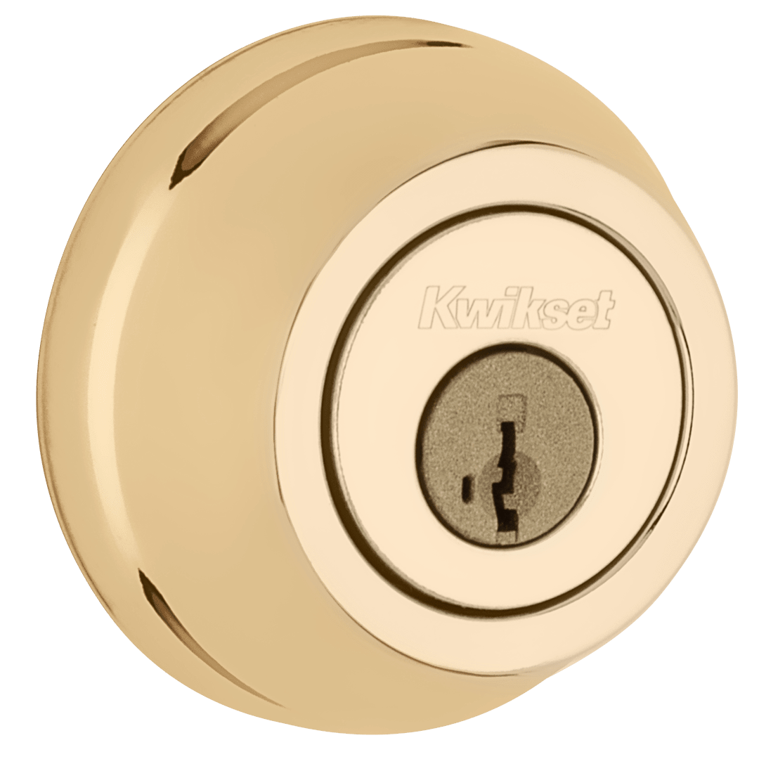 785 Deadbolt, Keyed Both Sides, featuring SmartKey Security™ in Polished Brass
