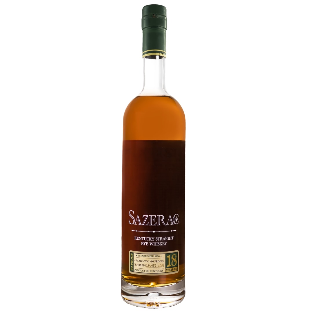 Sazerac Rye 18 Year Old Straight Rye Whiskey 750ml 90 Proof