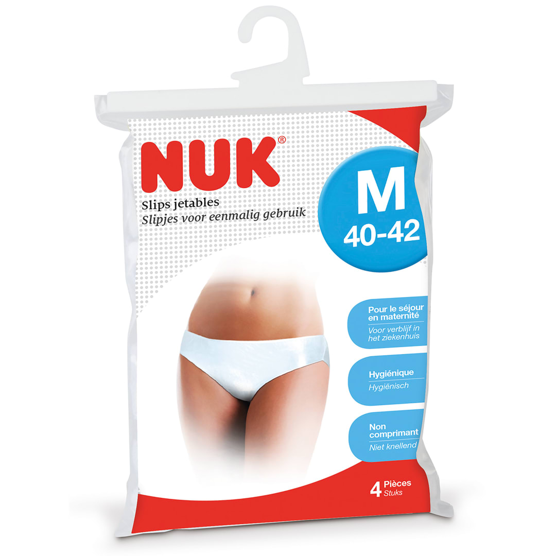 4 DISPOSABLE BRIEFS SIZE M
