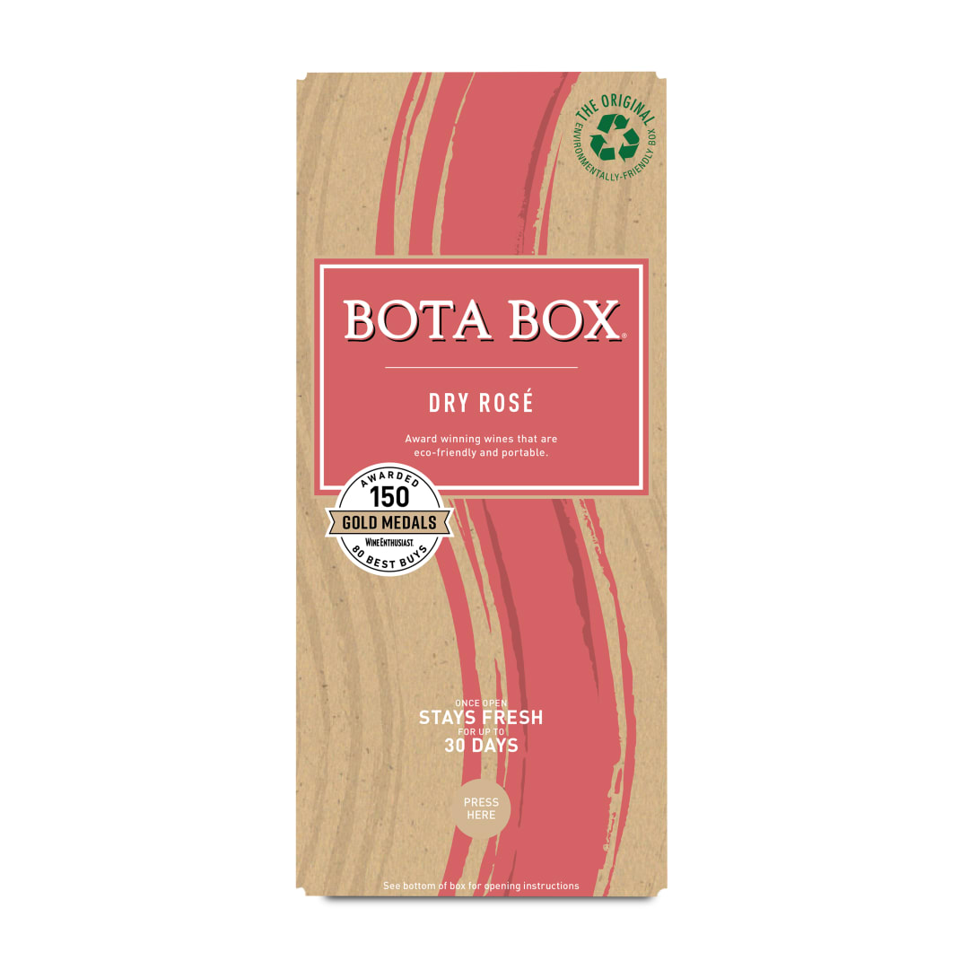 Bota Box Dry Rosé Wine, 3L (Equals 4 x 750mL Glass Bottles), 11.5% ABV