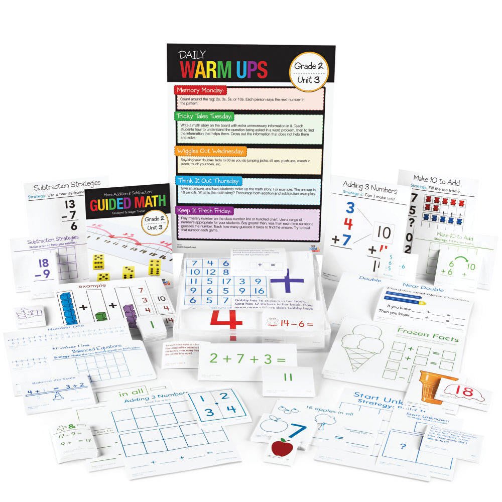GUIDED MATH KIT, ADD & SUBTRACT G2U3