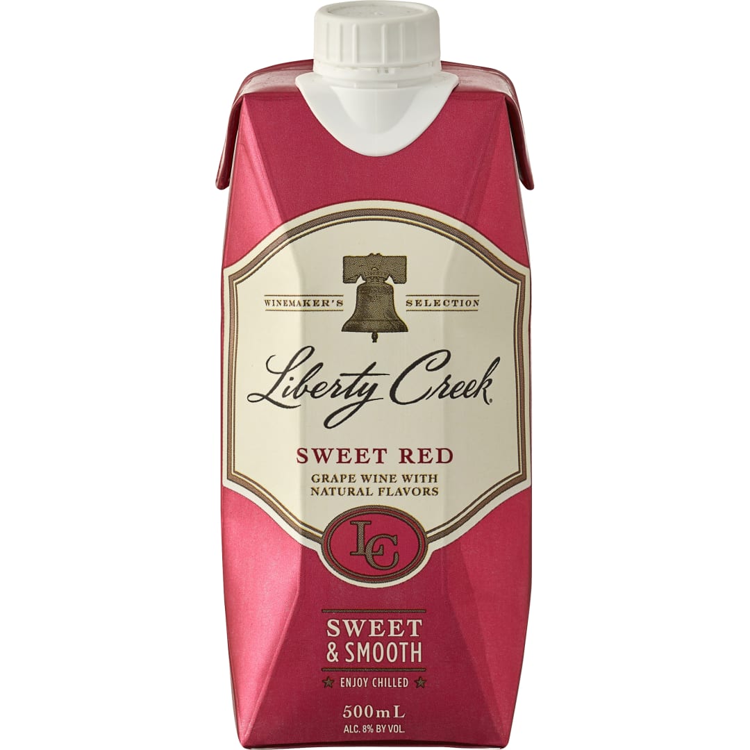 Liberty Creek Vineyards Sweet Red Wine Tetra 500ml