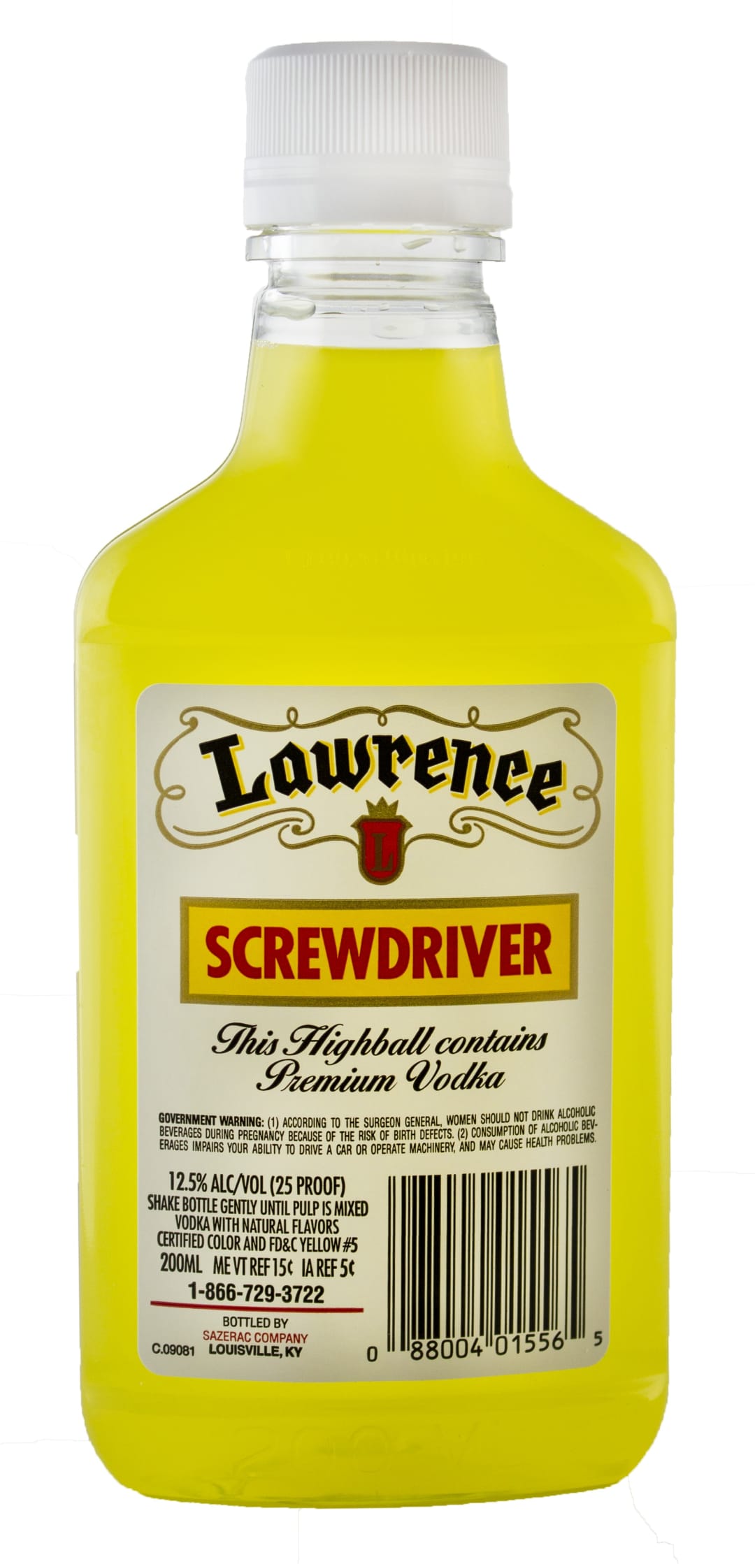 Law Screwdriver Cockatil 200ml 25 Proof