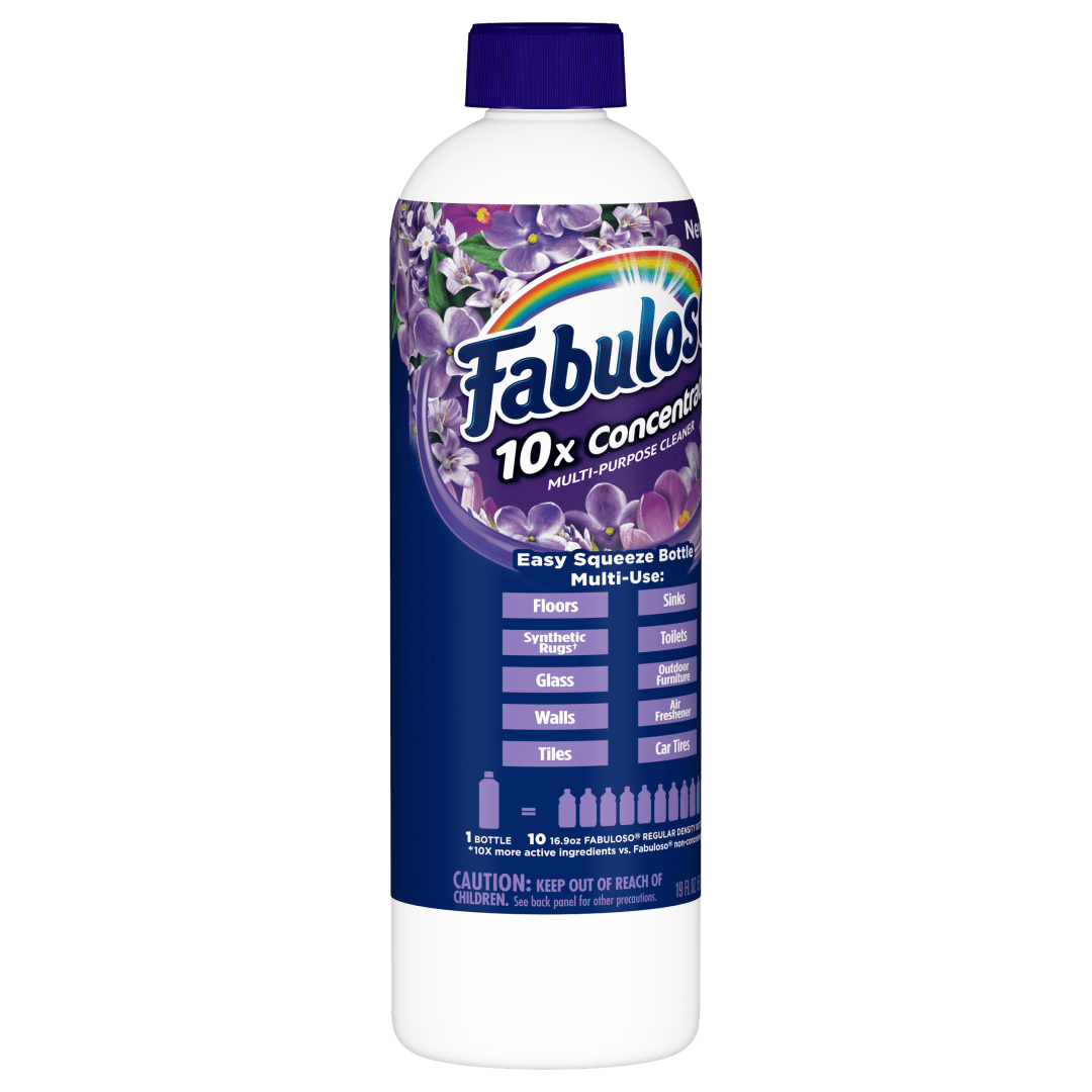Fabuloso 1X Concentrate Multi Surface Cleaner, Rinse Free Floor, Kitchen, and Bathroom Cleaner, Lavender - 19 fluid ounce, 2 Pack