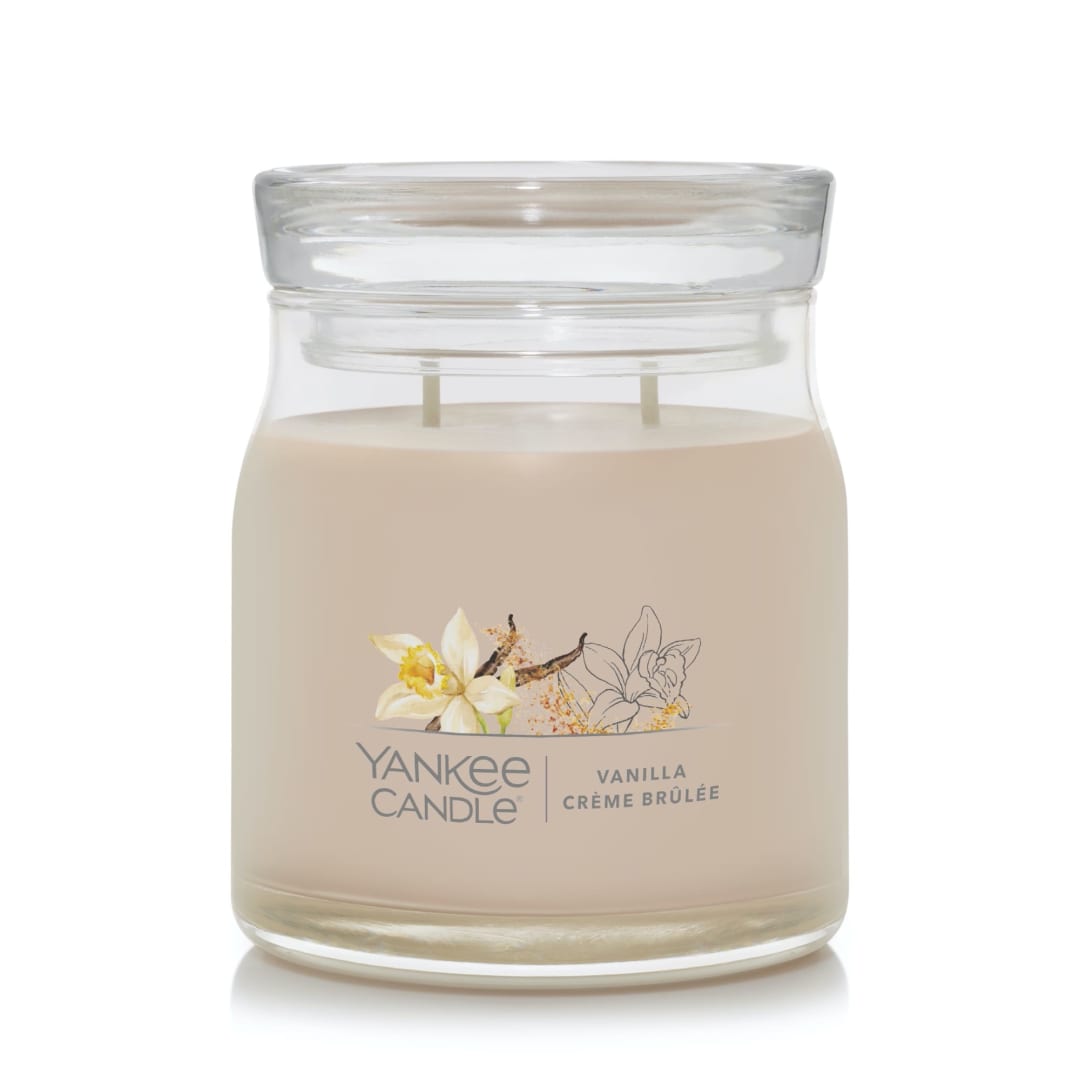 Yankee Candle® Vanilla Crème Brulée Signature Medium Jar Candle