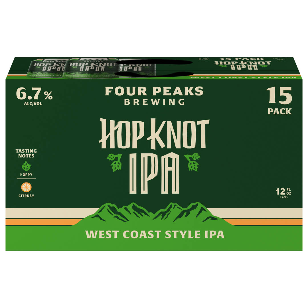 Four Peaks Hop Knot IPA 15x12 oz Can Pack CARRIER