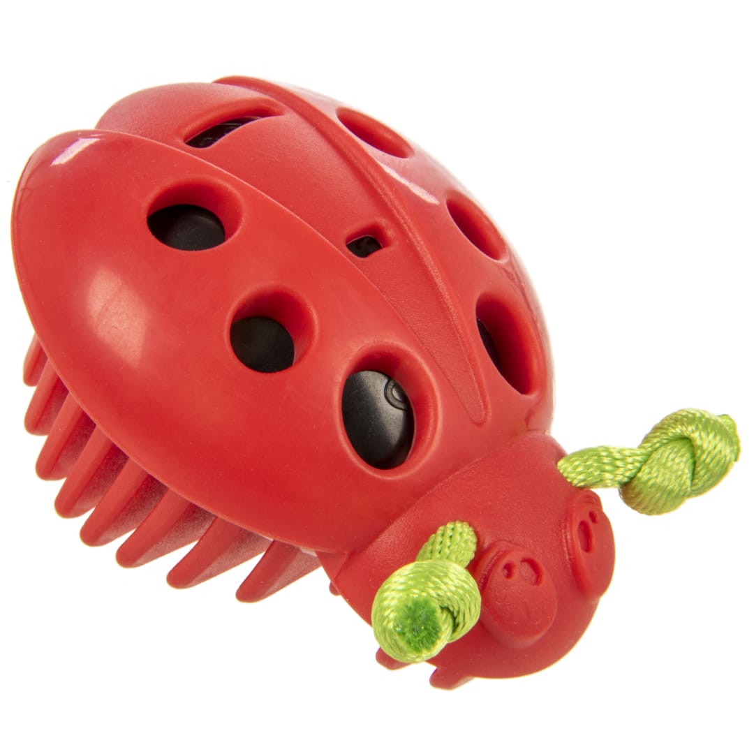 Instincts by SmartyKat Rowdy Rumbler Ladybug Electronic Motion Cat Toy, Battery Powered